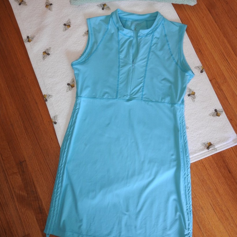 Athleta Teal Long Top Large...C325